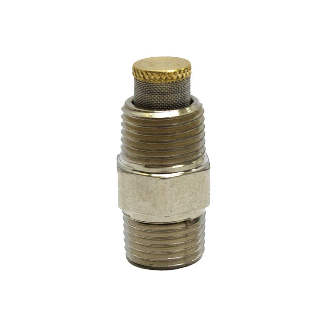Snow Performance Hyper-Sonic Water Injection Nozzle - 189.27 ml/min - 80 Micron - 1/8 in NPT Thread - Brass - Nickel - Snow Performance Water Injection Systems