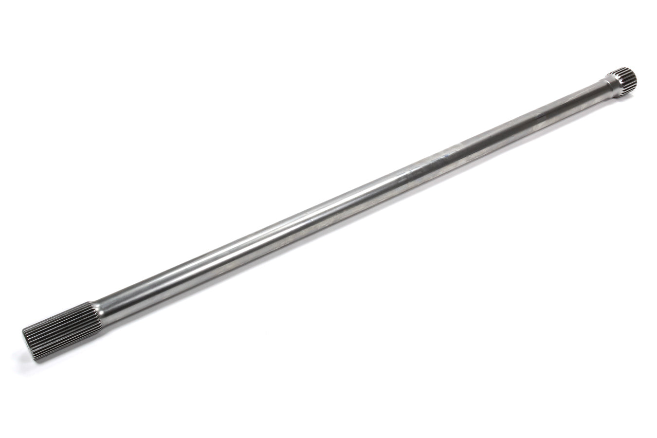 Strange Oval Gun Drilled 31 Spline Axle Shaft - 41 in Long - 24 Spline Drive Flange - 1.145 in OD