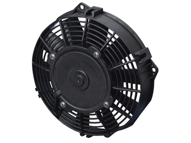 SPAL Low Profile Electric Fan - 7-1/2 in - Puller - 366 CFM - Straight Blade - 8-1/4 x 8 in