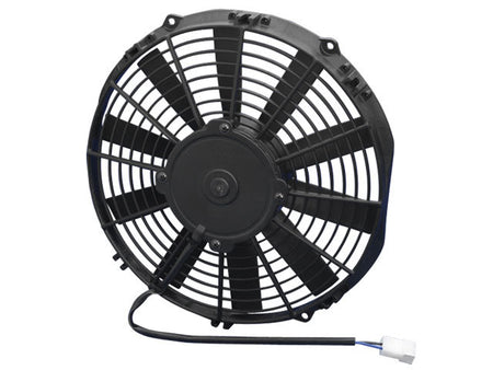 SPAL Low Profile Electric Fan - 11 in - Puller - 808 CFM - Straight Blade - 12-1/4 x 11-3/4 in