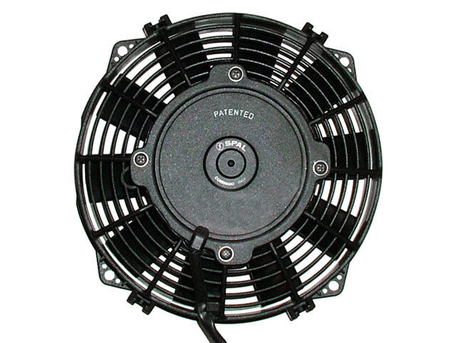 SPAL Low Profile Electric Fan - 10 in - Pusher - 650 CFM - Straight Blade - 9-3/4 x 10-9/16 in