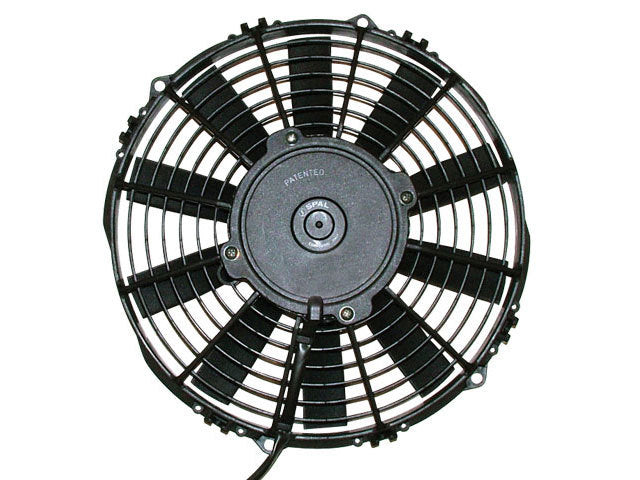 SPAL Medium Profile Electric Fan - 12 in - Pusher - 1009 CFM - Straight Blade - 13-1/4 x 12-5/8 in