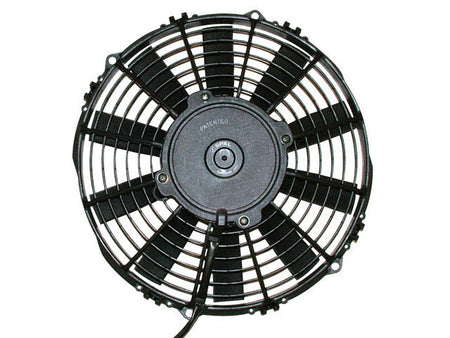SPAL Medium Profile Electric Fan - 12 in - Pusher - 1009 CFM - Straight Blade - 13-1/4 x 12-5/8 in