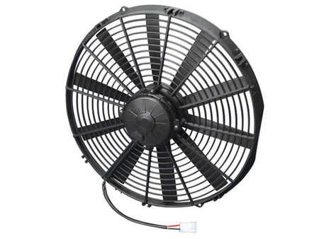 SPAL High Performance Electric Fan - 16 in - Pusher - 2036 CFM - Straight Blade - 16-5/16 x 15-3/4 in