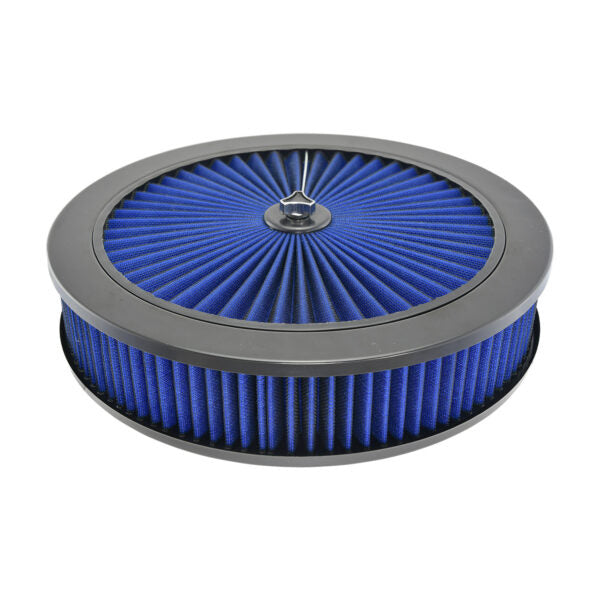 Specialty Products 14 in Steel Air Cleaner Assembly - 3 in Element - Black
