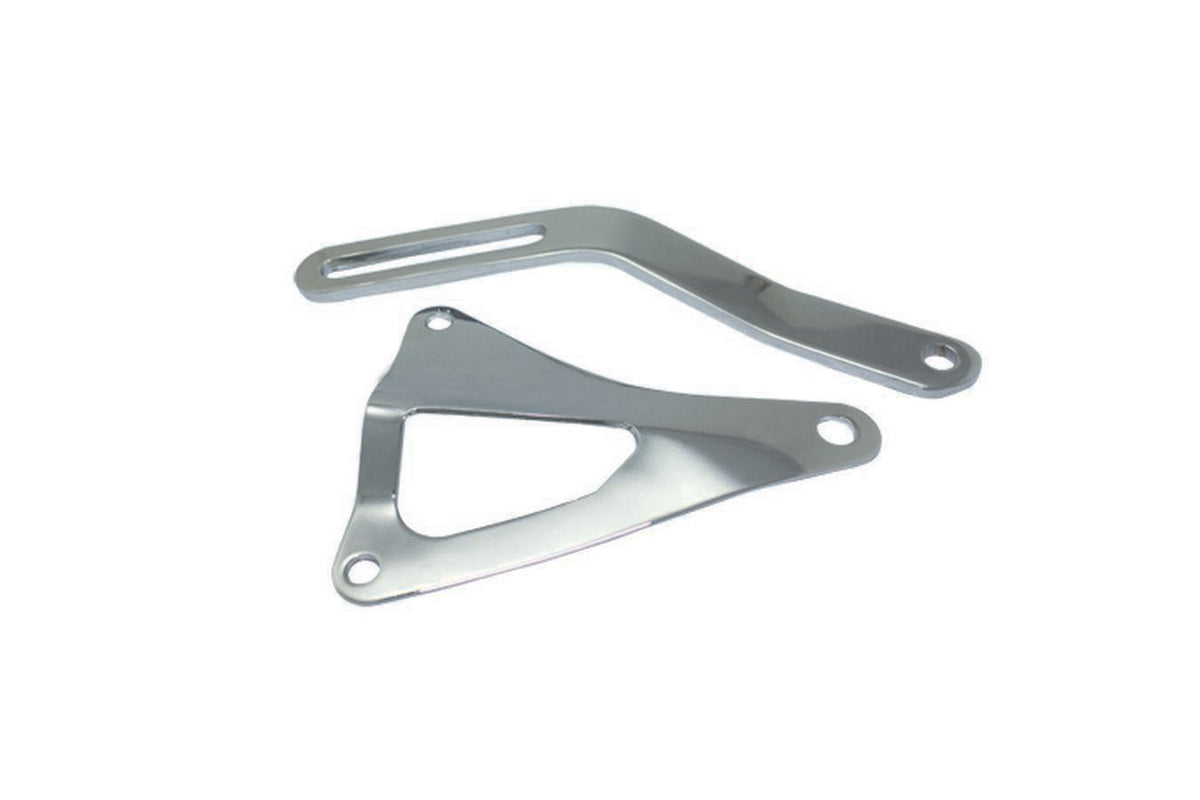 Specialty Products Head Mount LH Alternator Bracket - Chrome - Small Block Ford