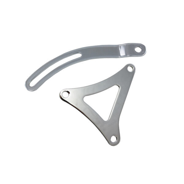 Specialty Products Block Mount RH Alternator Bracket - Chrome - Mopar B / RB-Series