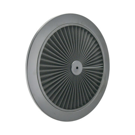 Specialty Products 14 in Round Black Filter Air Cleaner Lid - Black