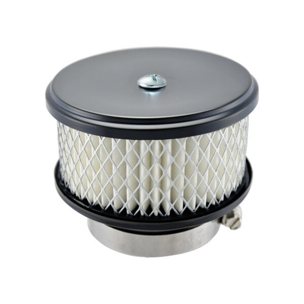 Specialty Products 4 in Flat Base Air Cleaner Assembly - 2 in Element - Black