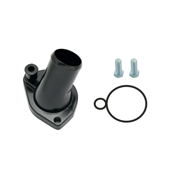 Specialty Products 15 Degree Water Neck - 1-1/2 in ID Hose - Black - Small Block Ford
