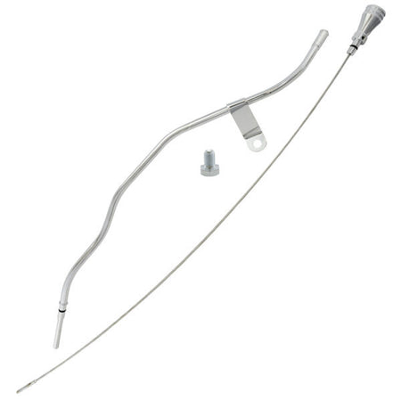 Specialty Products Block Mount Engine Oil Dipstick - Chrome - GM LS-Series