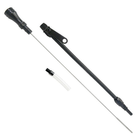 Specialty Products Flexible Engine Oil Dipstick - Pan Mount - Black - Big Block Chevy