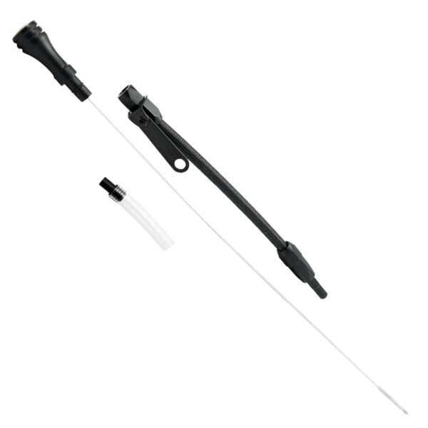 Specialty Products Flexible Engine Oil Dipstick - Block Mount - Black - Ford FE-Series