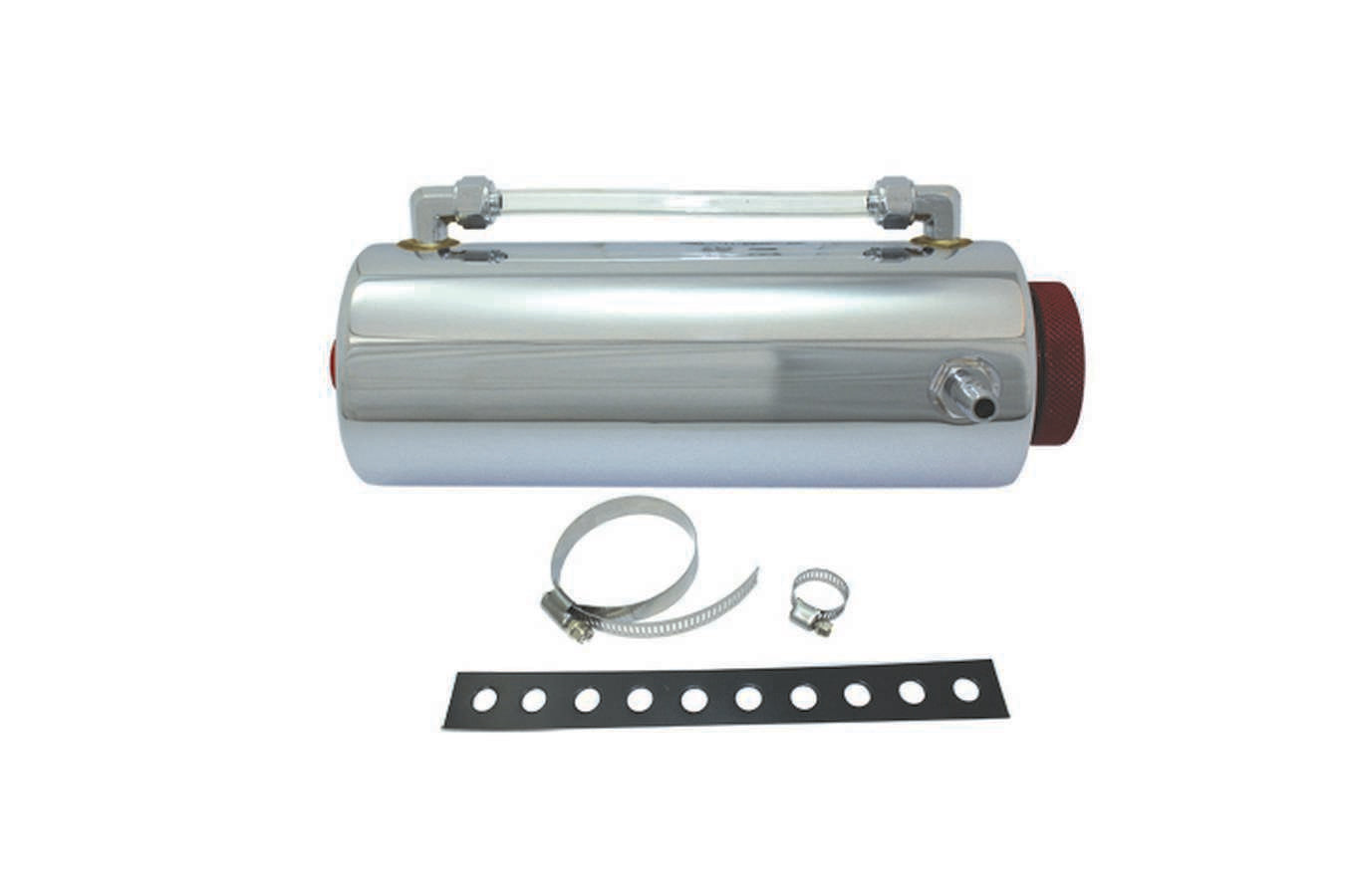 Specialty Products Power Steering / Brake Fluid Tank - 24 oz - 8.75 in Tall - 3 in Diameter - External Sight Gauge