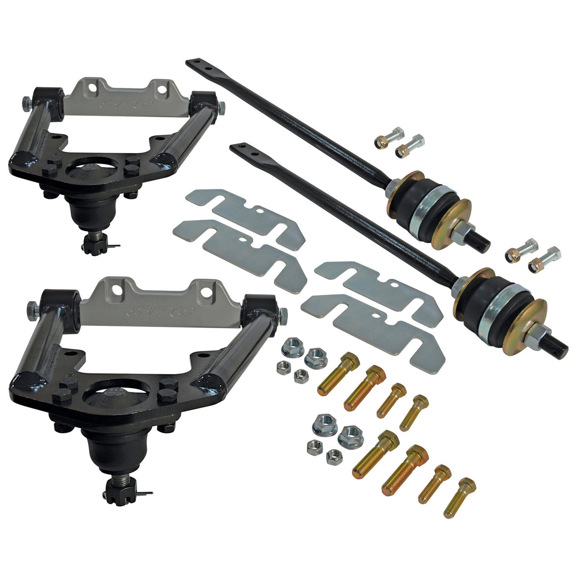 SPC Performance Adjustable Upper Control Arm - Black - Ford Mustang 1964-66 (Pair)