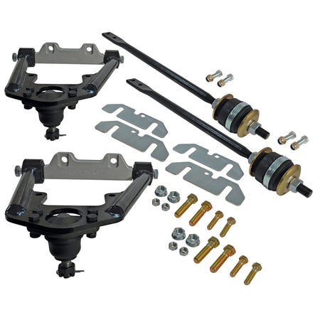 SPC Performance Adjustable Upper Control Arm - Black - Ford Mustang 1964-66 (Pair)