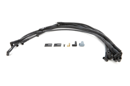 Scott Performance High Performance Spiral Core 10 mm Spark Plug Wire Set - Black - 90 Degree Plug Boots - Small Block Chevy CH-407-1