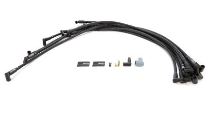 Scott Performance High Performance Spiral Core 10 mm Spark Plug Wire Set - Black - 90 Degree Plug Boots - Big Block Chevy CH-416-1
