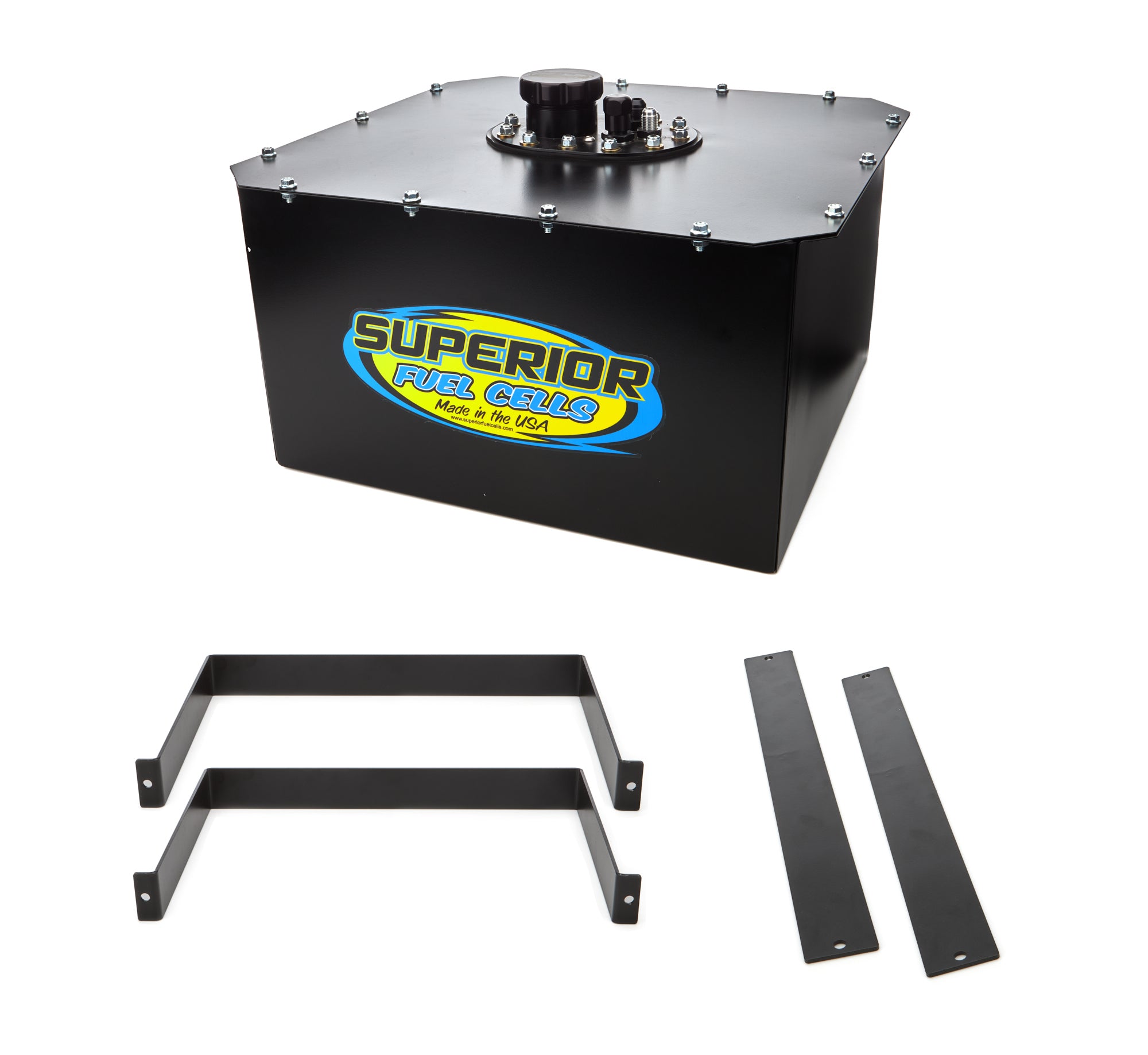 Superior 12 Gallon Fuel Cell - 16.5 in Deep x 18 in Wide - Black