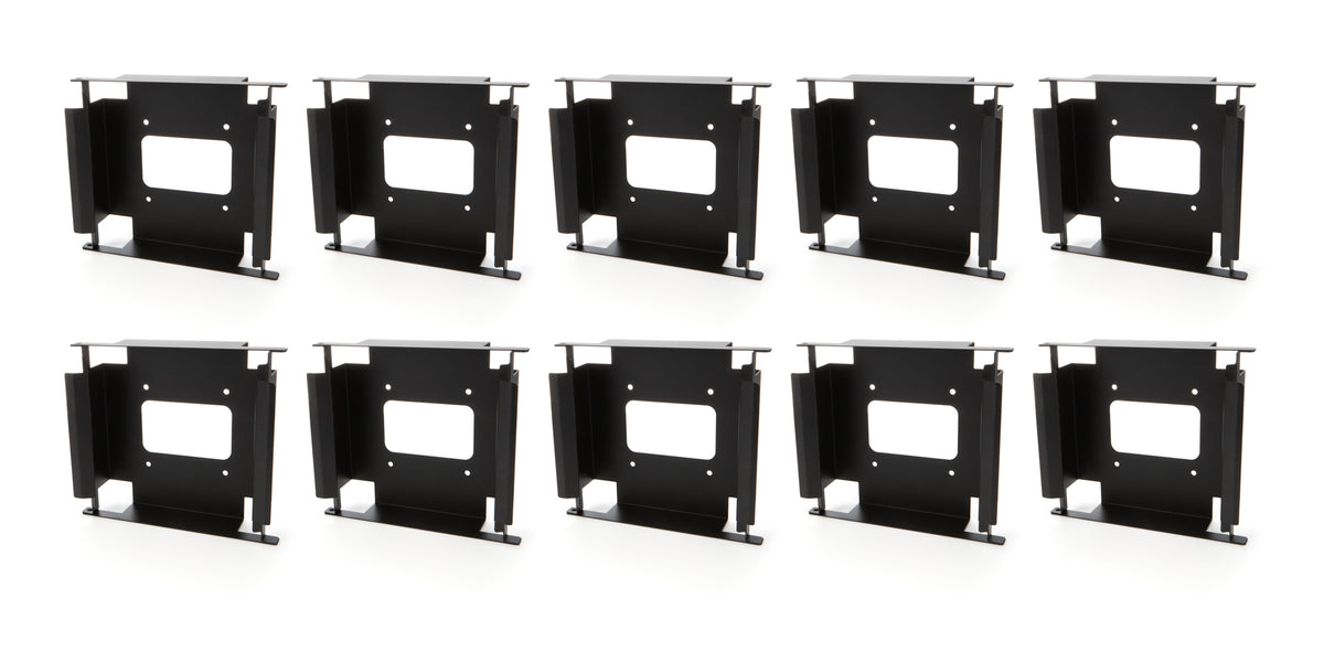 Sunoco Race Jug Floor Mount Jug Mount - Locking Tab System - Black (Set of 10)