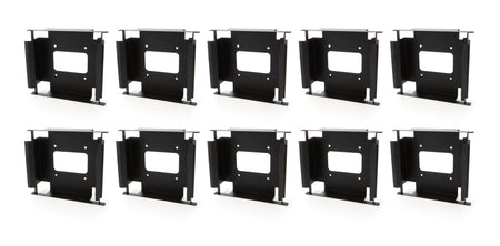 Sunoco Race Jug Floor Mount Jug Mount - Locking Tab System - Black (Set of 10)