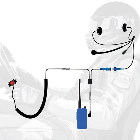Rugged Radios Wired Driver Only Communication Kit /w R1 Radio Kit /w Earbuds SS-R1