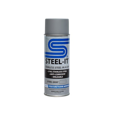 Steel-It Stainless Steel in a Can Urethane - Steel Gray - 14 oz Aerosol