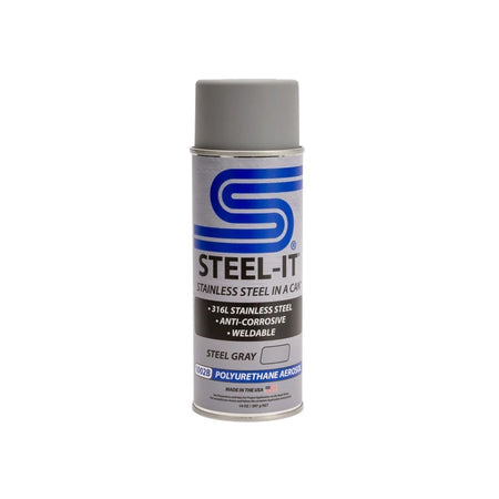 Steel-It Stainless Steel in a Can Polyurethane - Steel Gray - 12 oz Aerosol