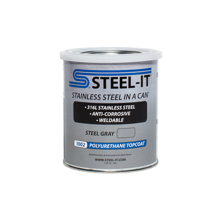 Steel-It Stainless Steel in a Can Urethane - Steel Gray - 1 Qt Can