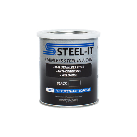 Steel-It Stainless Steel in a Can Urethane - Black - 1 Qt Can