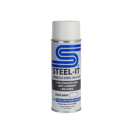 Steel-It Stainless Steel in a Can Polyurethane - Gray - 14 oz Aerosol