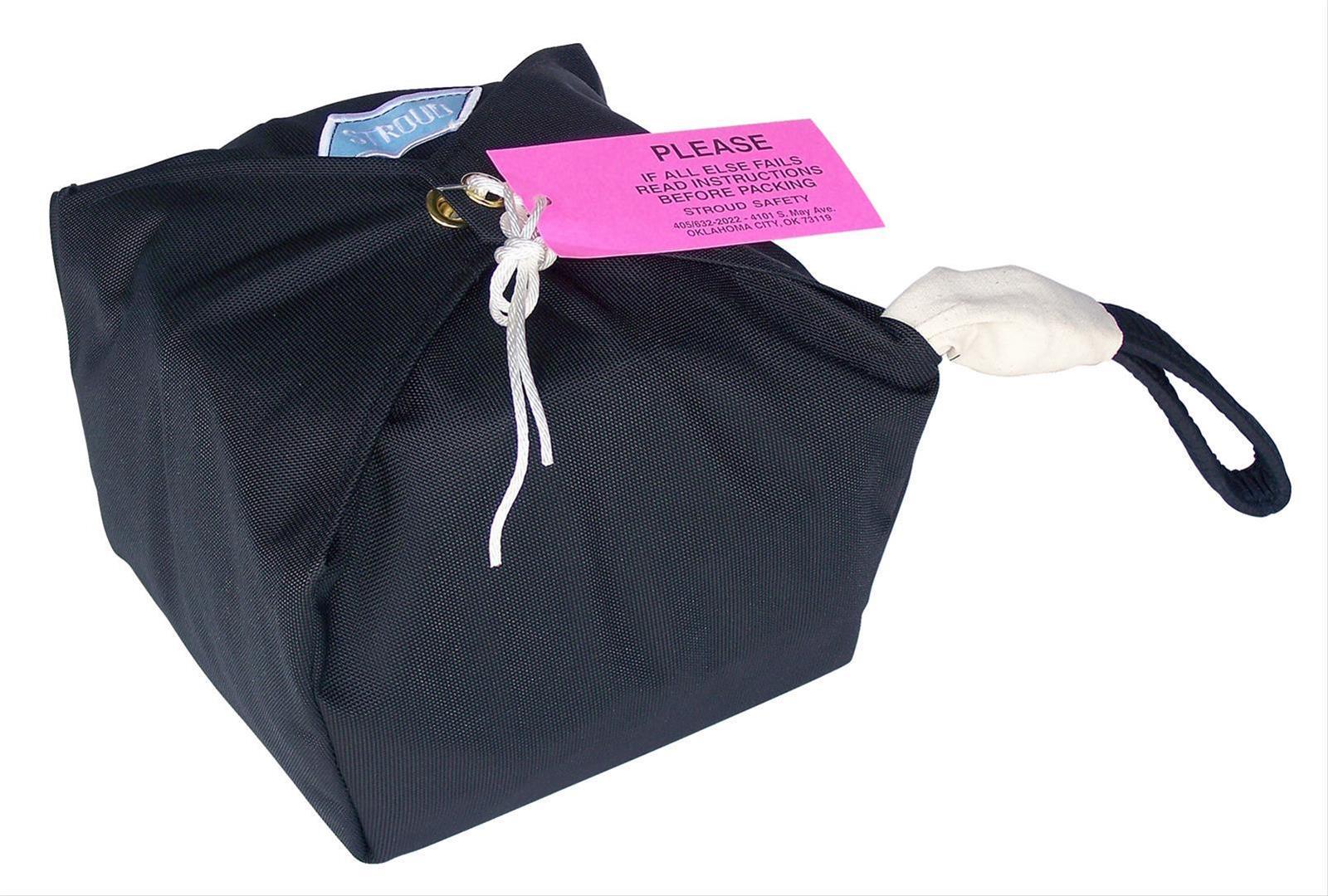 Stroud Model 430 Drag Parachute - Size 24 - Black