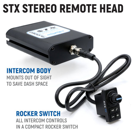 Rugged Radios Honda Pioneer Complete Communication Kit /w Bluetooth Intercom & 2-Way Radio - STX Stereo Remote Head Intercom / G1 GMRS PIONEER-STX-RS-G1-HK