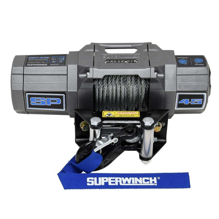 Superwinch SP 45 Winch - 4500 lb Capacity - Roller Fairlead - 15/64 in x 40 ft Steel Rope