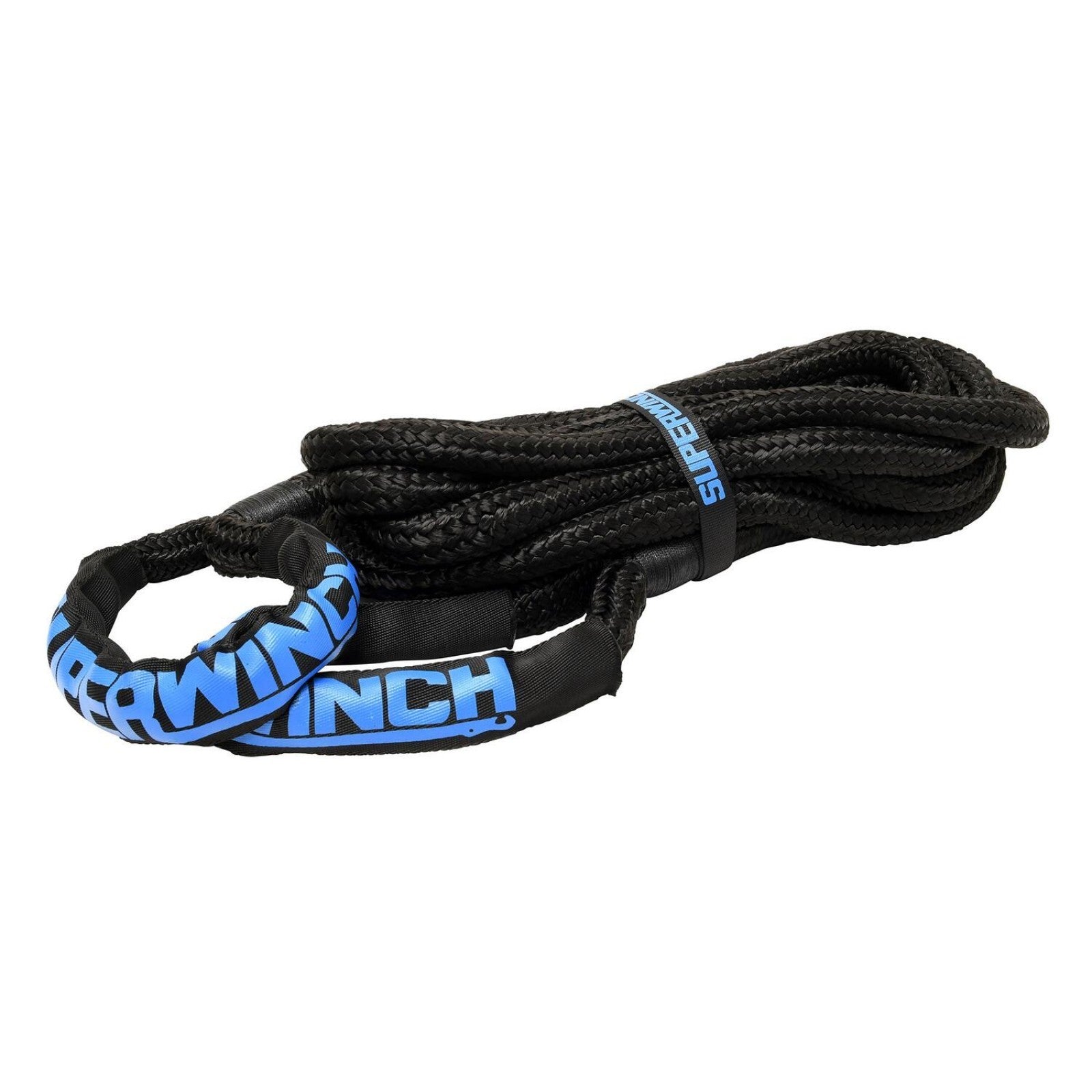 Superwinch Kinetic Recovery Rope W/Storage Bag - 1 in Diameter - 30 ft Long - 10200 lb Capacity - Nylon - Black