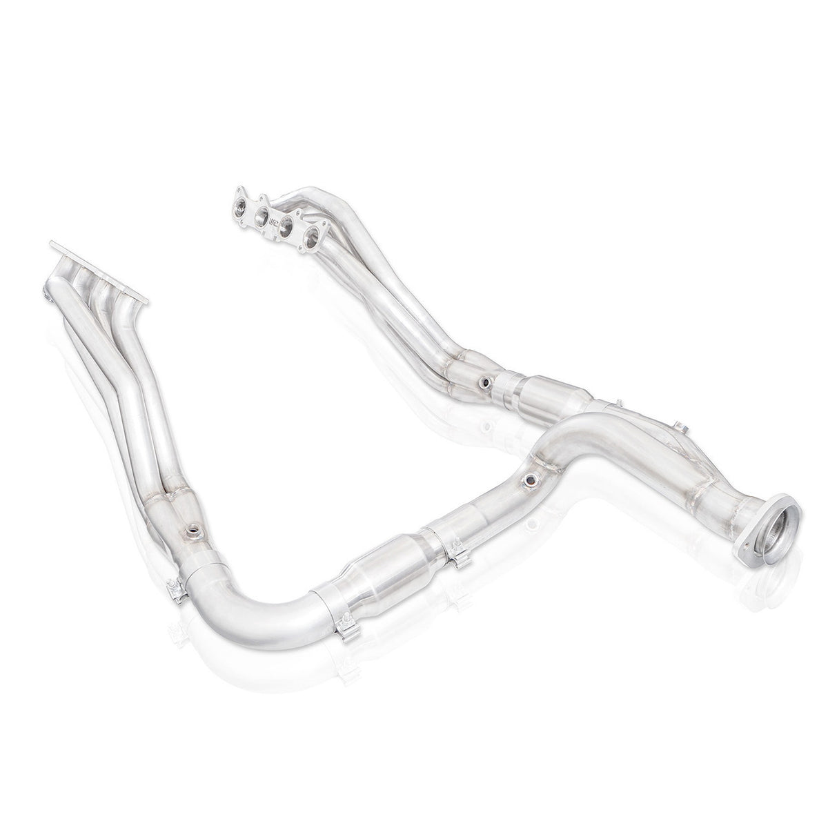 Stainless Works Long Tube Headers w/ Catalytic Converters - 1.875 in Primary - 3 in Collector - Ford Modular - Ford Fullsize Truck 2015-20