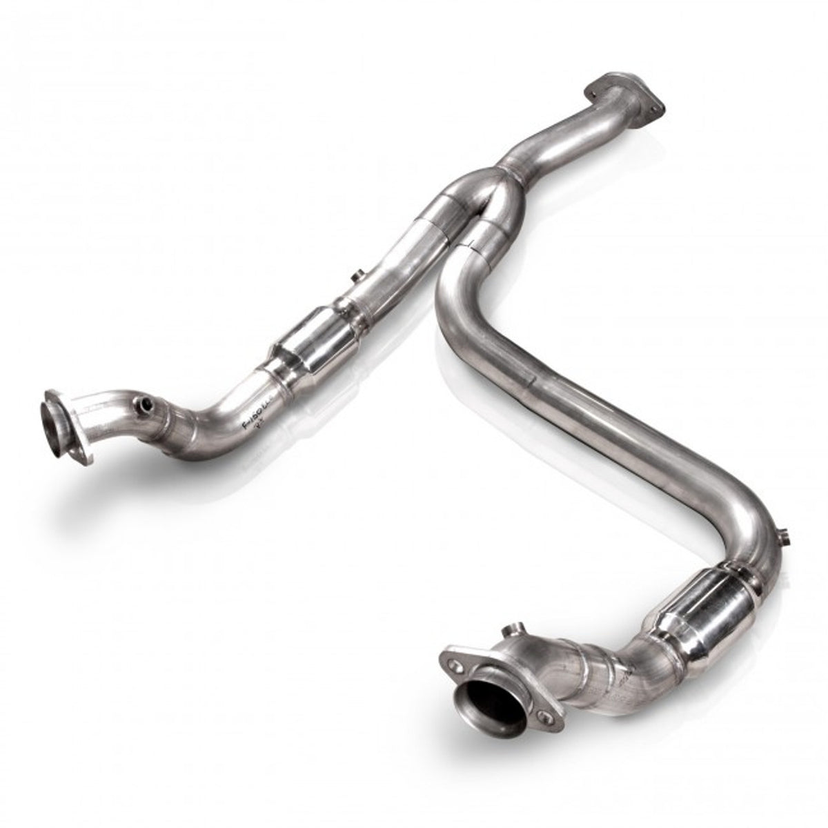 Stainless Works Stainless Down Pipe w/ Catalytic Converters - 3.5 L - Ford EcoBoost V6 - Ford Fullsize Truck 2011-14