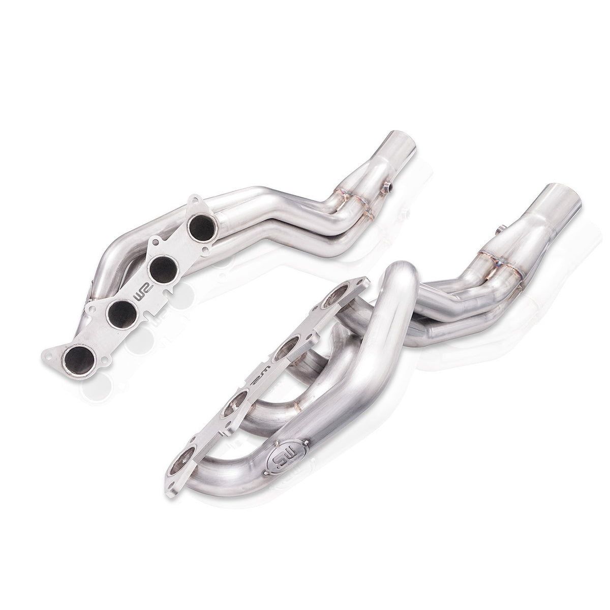 Stainless Works Long Tube Headers w/ Catalytic Converters - 1.875 in Primary - 3 in Collector - Ford Modular - GT350