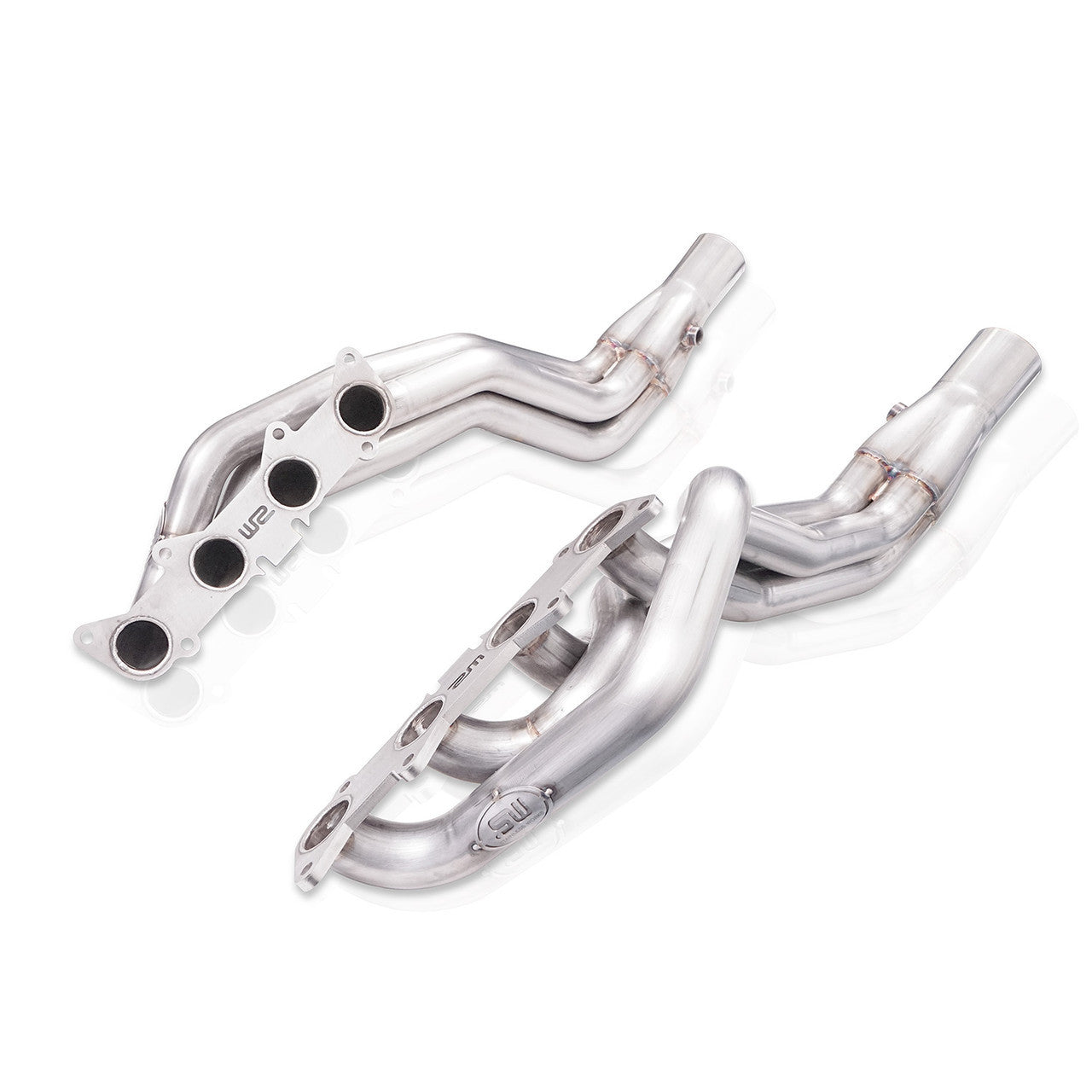 Stainless Works Long Tube Headers w/ Catalytic Converters - 1.875 in Primary - 3 in Collector - Ford Modular - GT350