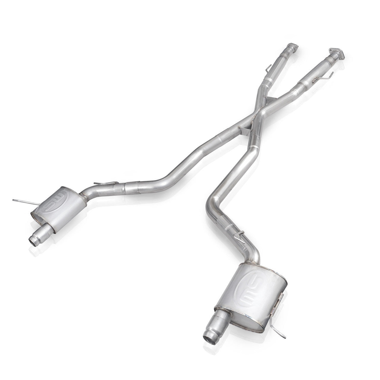Stainless Works Redline Cat-Back Kit Stainless Exhaust System - 3 in Diameter - Mopar Gen III Hemi - Jeep Grand Cherokee 2011-21