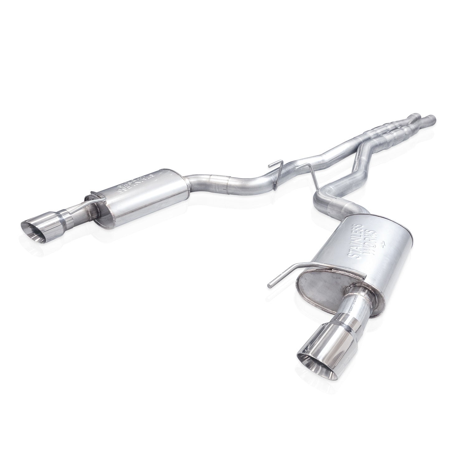 Stainless Works Redline Cat-Back Stainless Exhaust System - 3 in Diameter - Ford Coyote - Ford Mustang 2024 M24CBHFCR