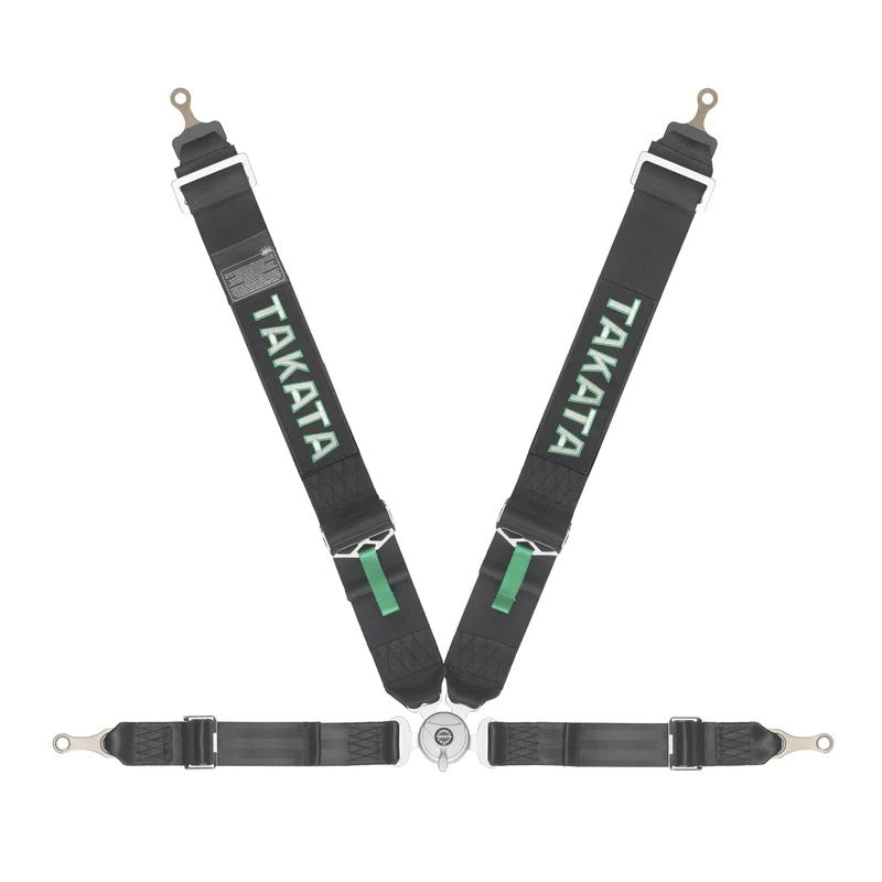 Takata Race 4 Bolt Harness - Black
