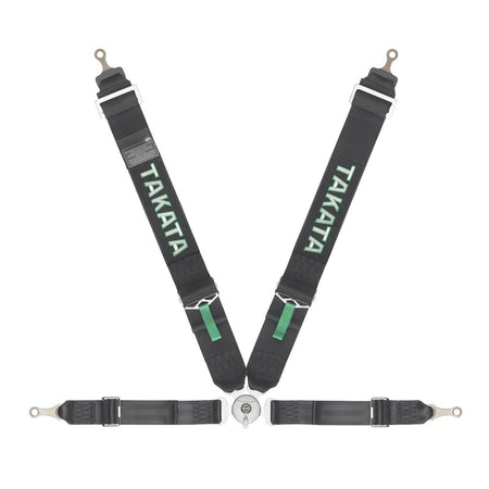 Takata Race 4 Bolt Harness - Black