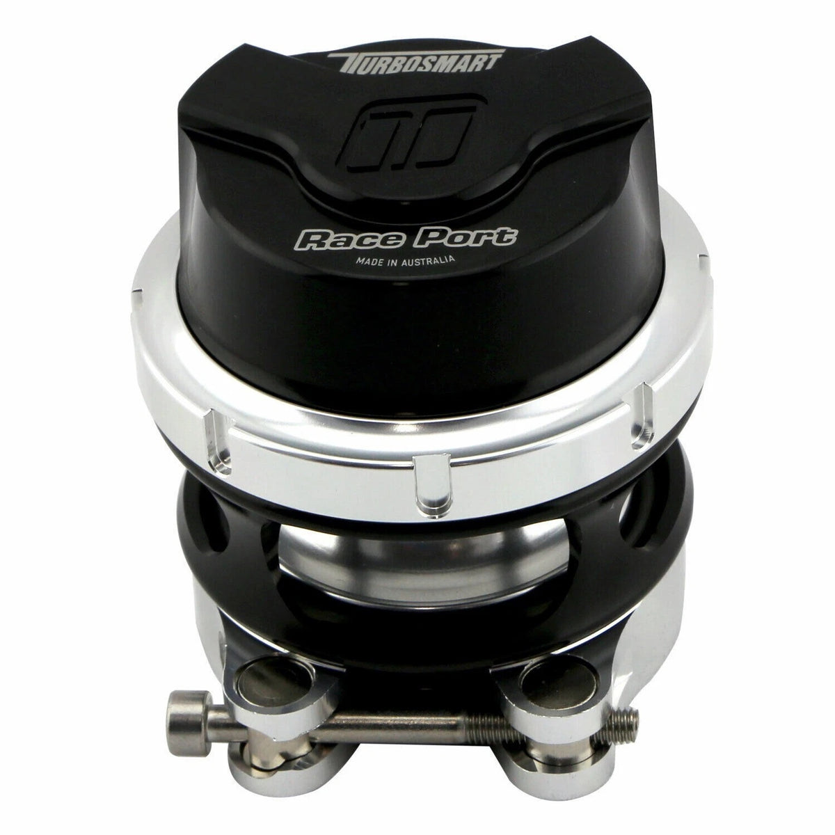 Turbosmart GenV RacePort Blow-Off Valve - 74 mm Diameter - Black / Clear TS-0204-1142