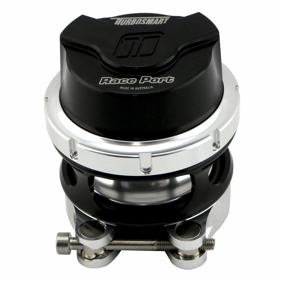 Turbosmart GenV RacePort Blow-Off Valve - 74 mm Diameter - Black / Clear TS-0204-1142