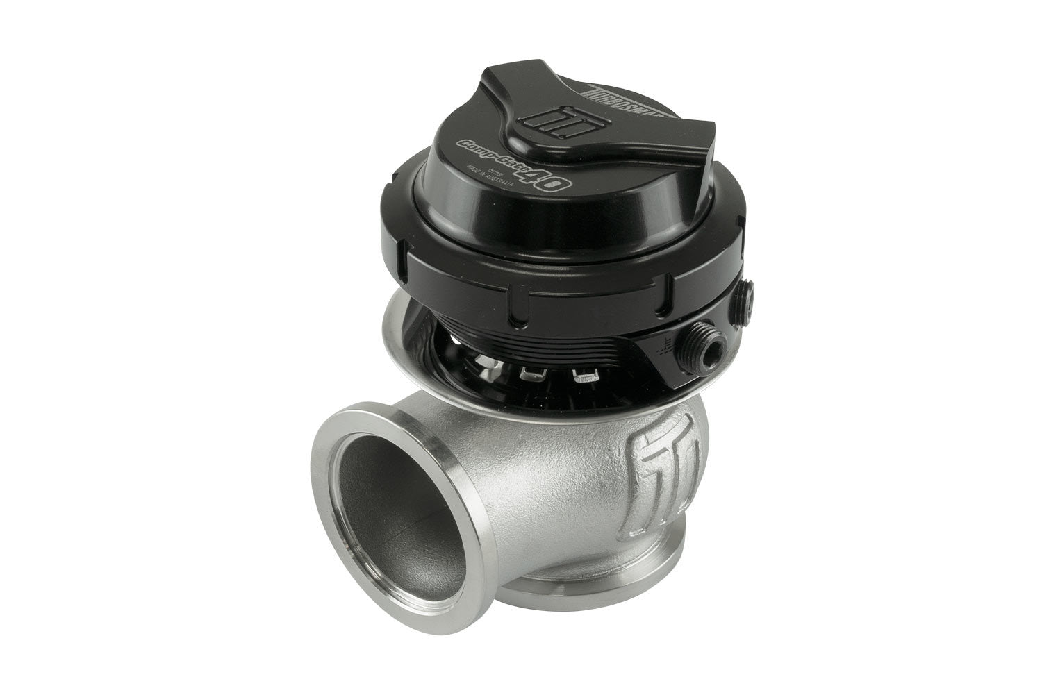 Turbosmart GenV CompGate 40 Wastegate - 14 psi Spring - 40 mm Diameter - Black