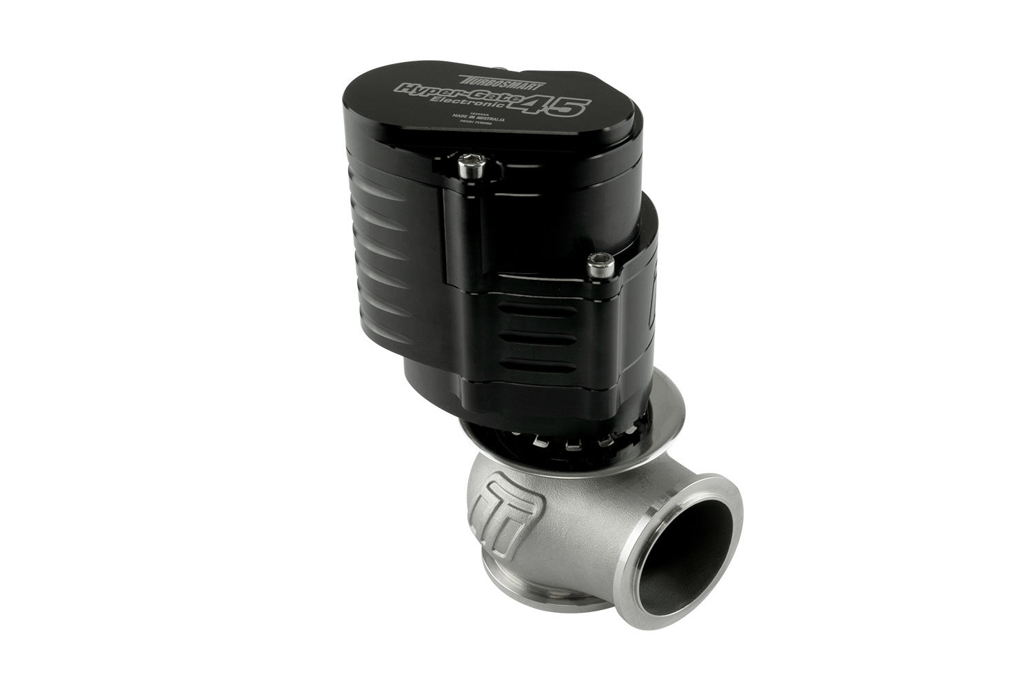 Turbosmart GenV Electronic HyperGate 45 Wastegate - Electronic - 45 mm Diameter - Black / Clear