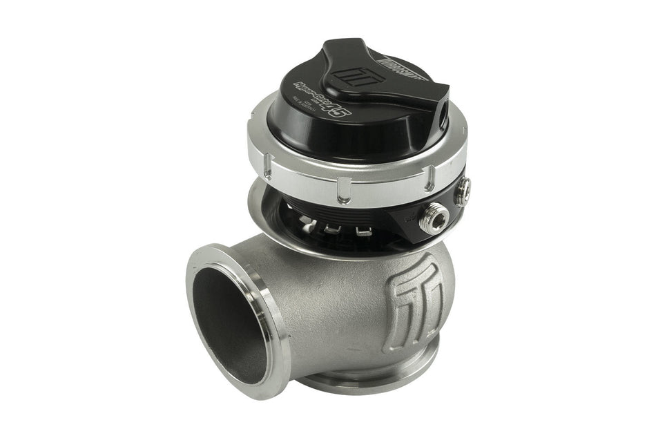 Turbosmart GenV HyperGate 45-Lite Wastegate - 14 psi Spring - 45 mm Diameter - Black / Clear
