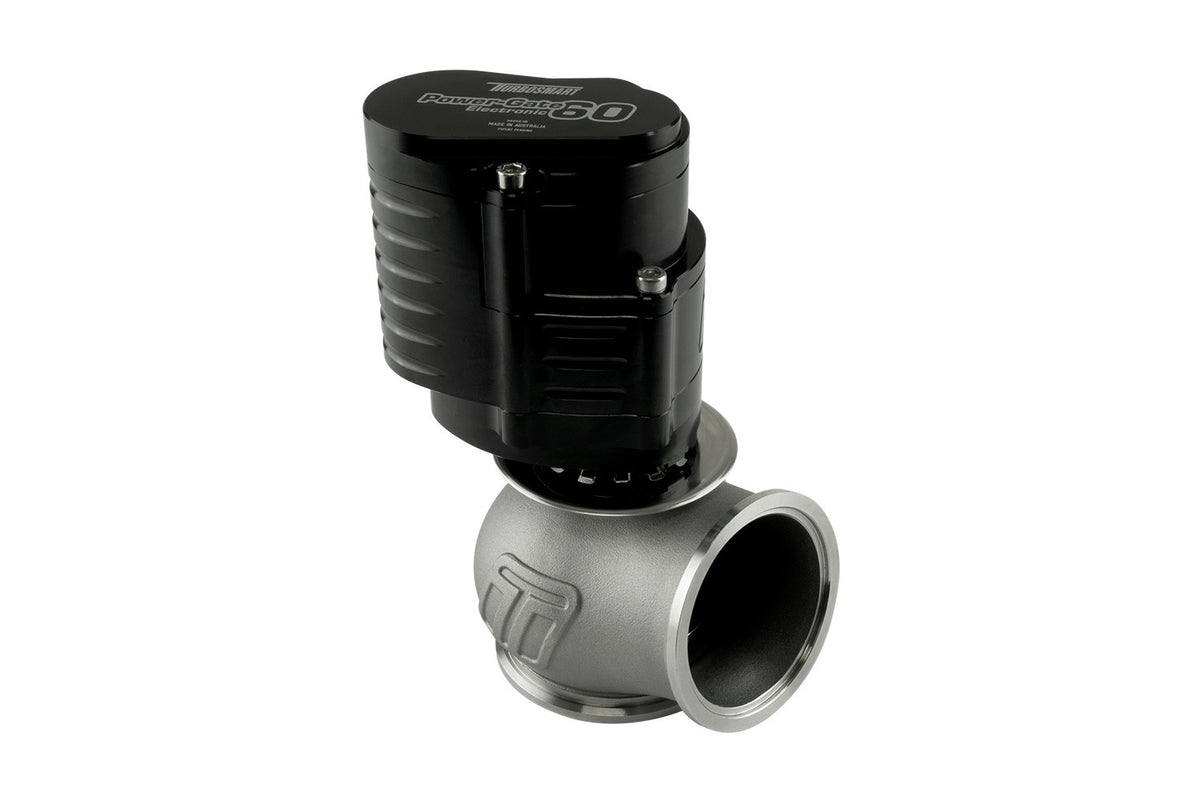 Turbosmart GenV Electronic PowerGate 60 Wastegate - Electronic - 60 mm Diameter - Black