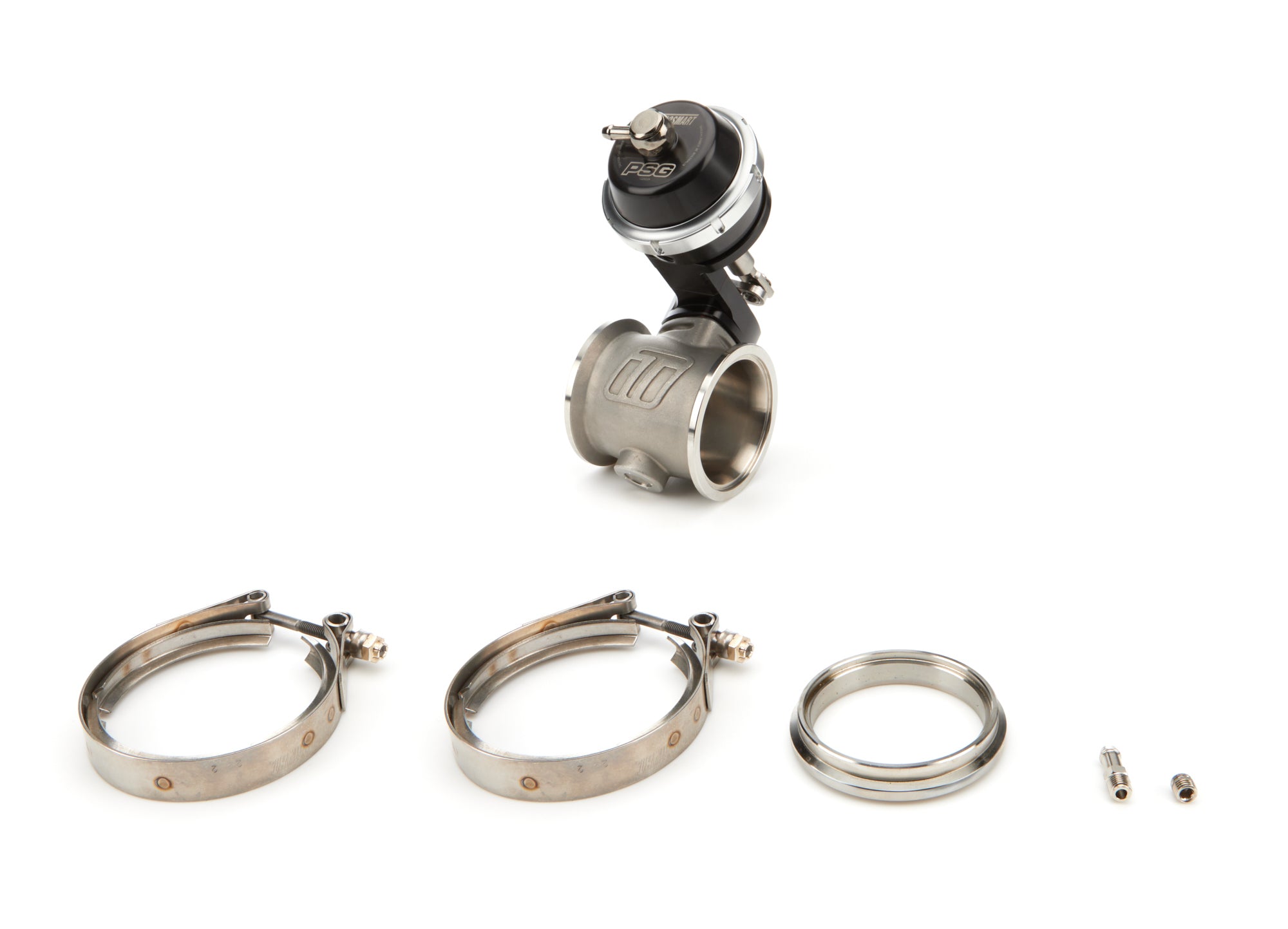 Turbosmart Straight-Gate 50 Vacuum Wastegate - 6 in HG - 50 mm Diameter - Black